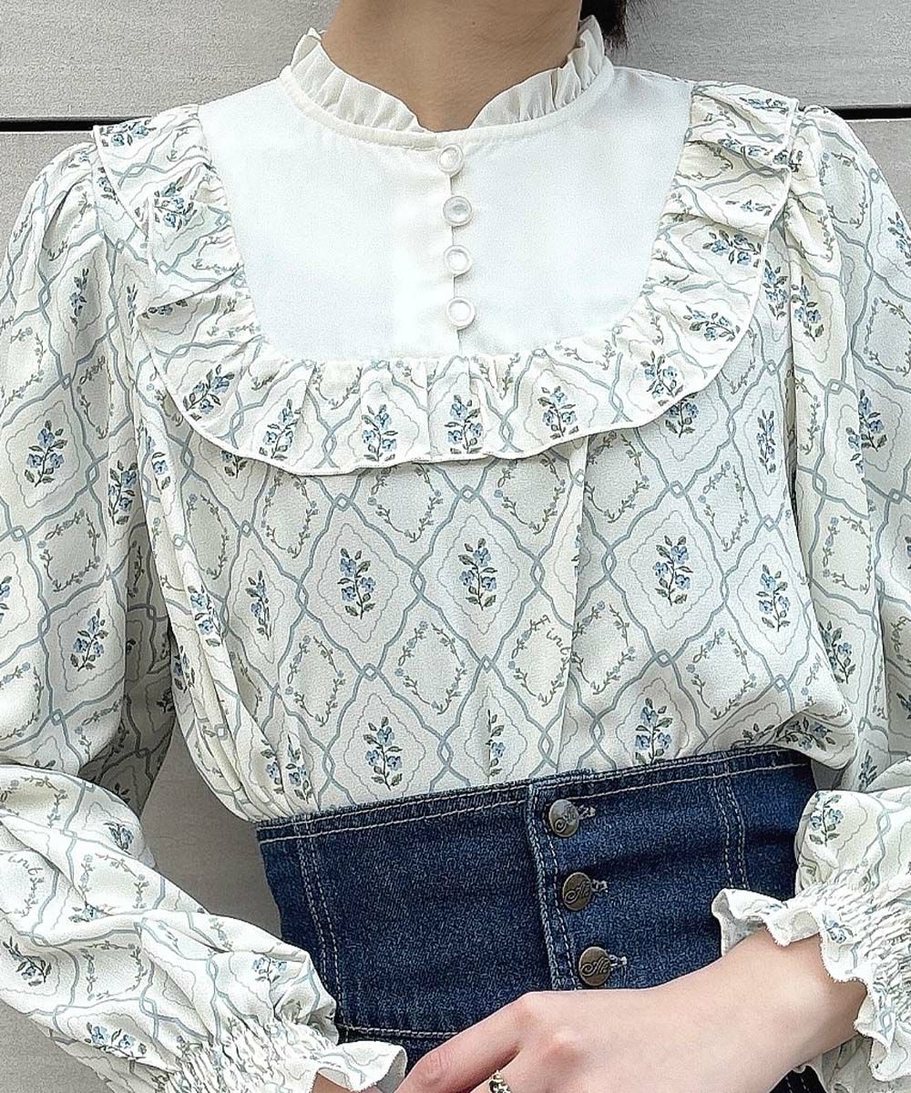 ivory×blue / 157cm