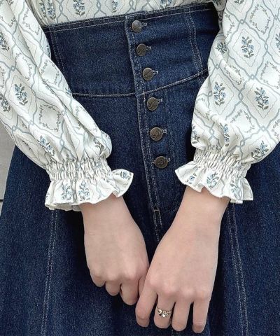 ivory×blue / 157cm