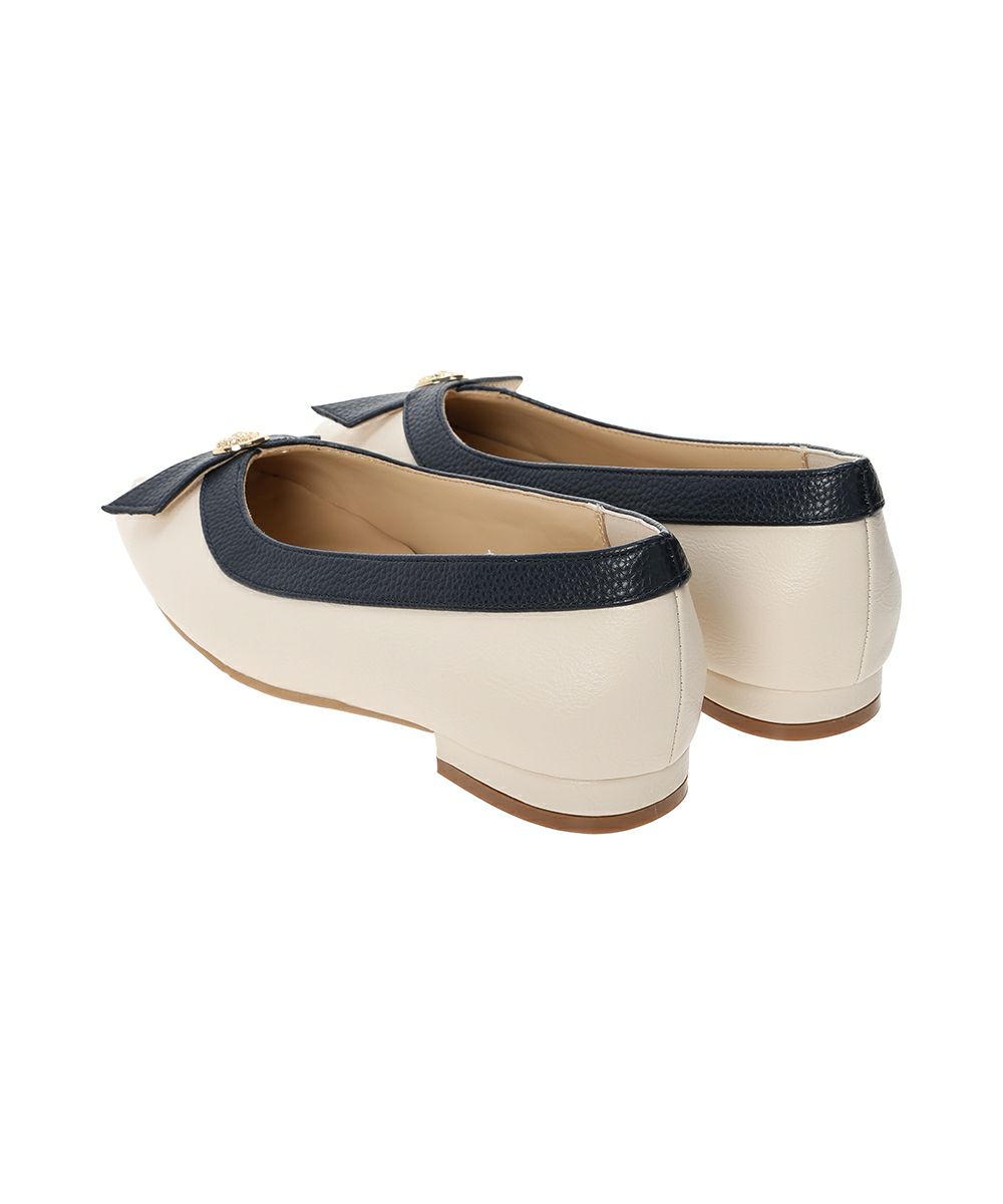 バック (off white×navy)