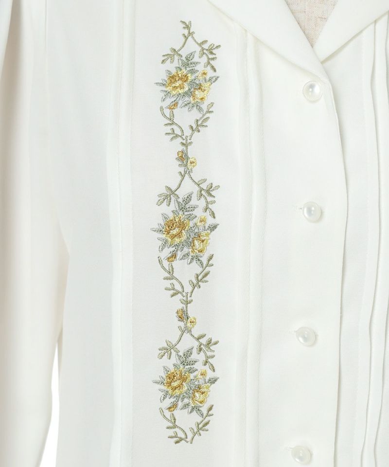 刺繍 (off white)
