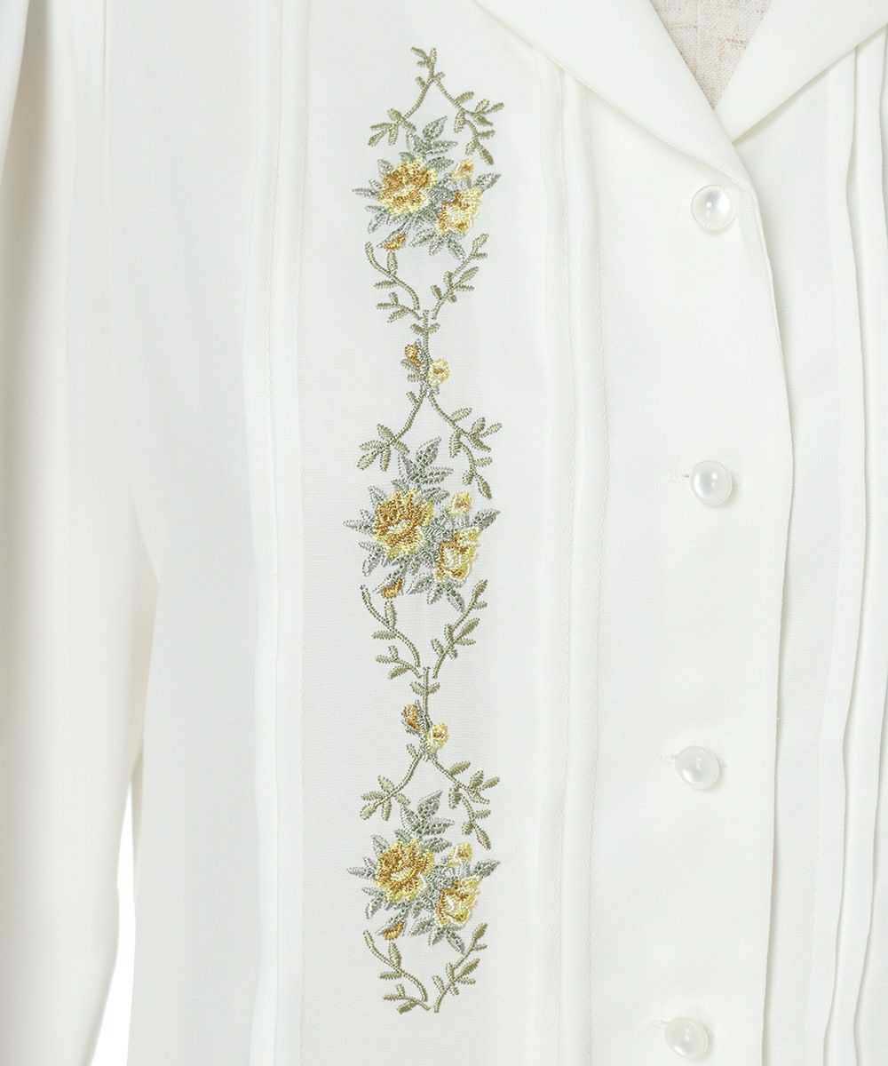 刺繍 (off white)