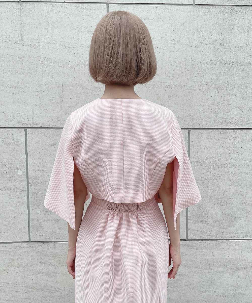 light pink×white / 152cm