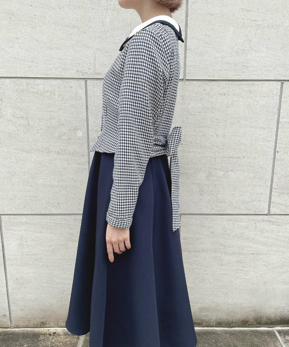 navy×white / 152cm