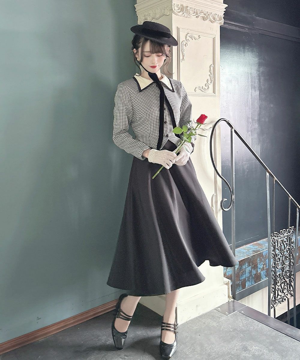 black×white / 163cm