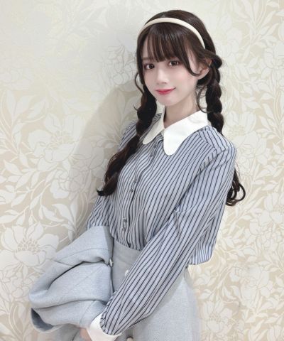 blue×white / 163cm