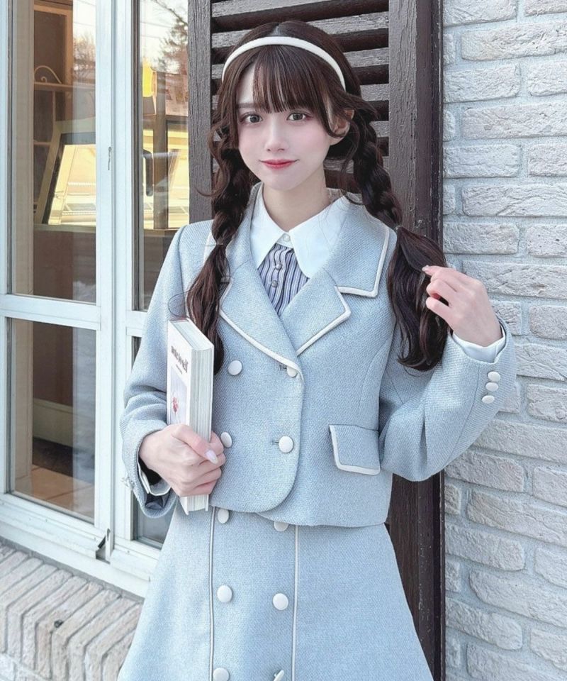 blue×white / 163cm