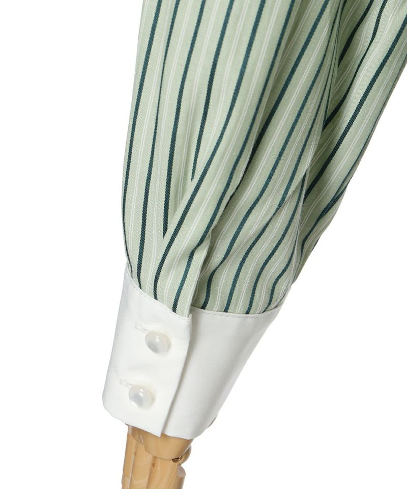 Sleeves (green×white)
