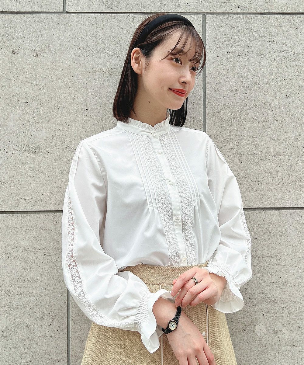 本日限定価格 新品未使用タグ付きteranishimasako すくな レースブラウス