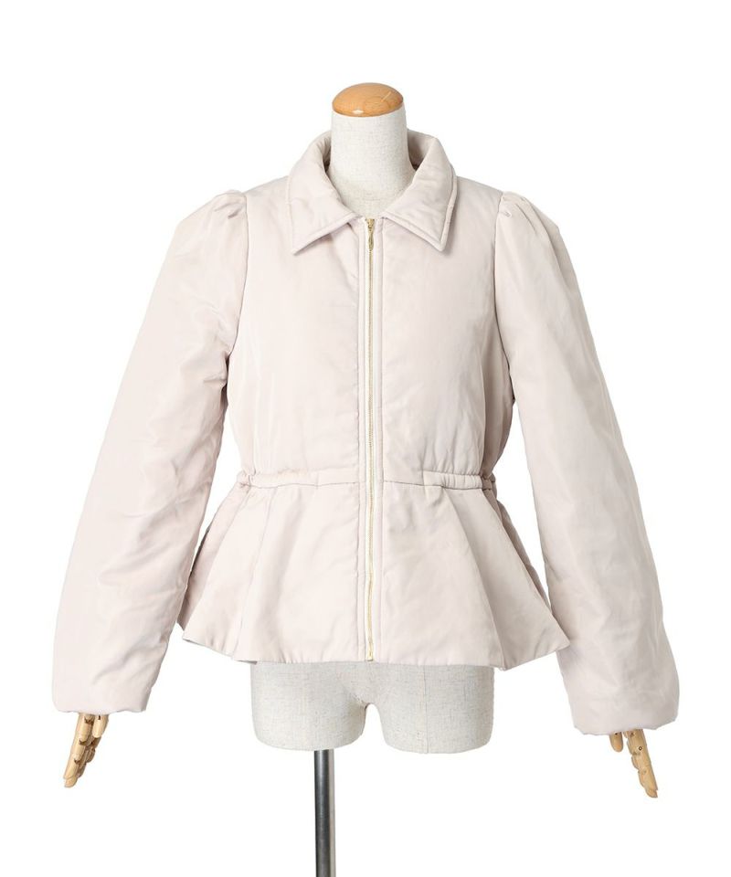 □ファー衿付きペプラムブルゾン/an another angelus [52BD02j007] | F