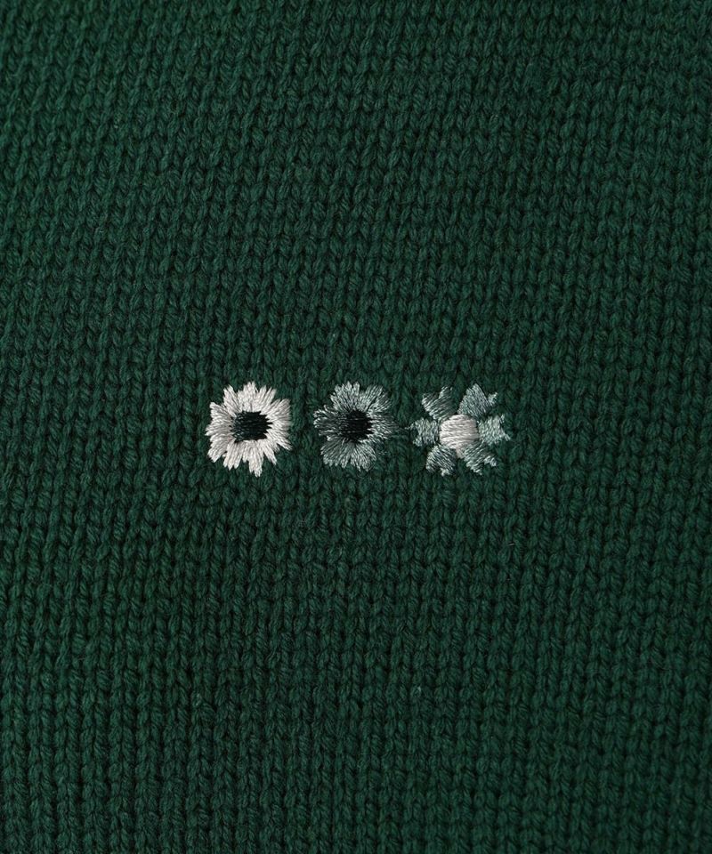 刺繍アップ (green)