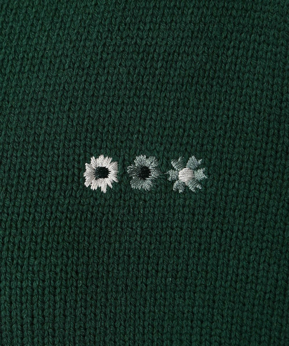 刺繍アップ (green)