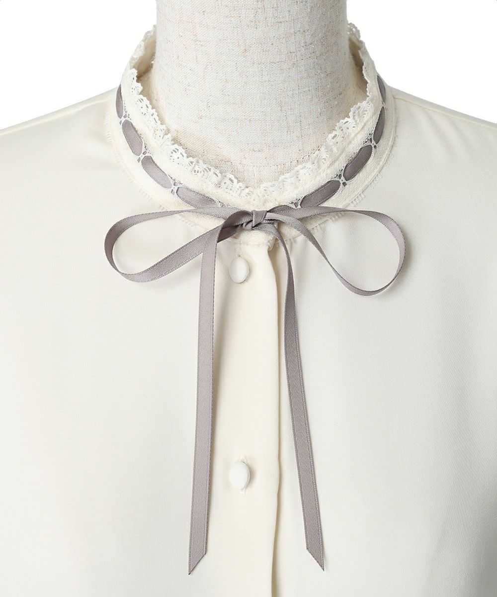 リボン (off white)