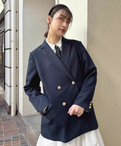 [Size Variation] Gold Button Double Jacket/an another angelus [53BD01j004]