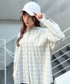 beige×blue / 157cm