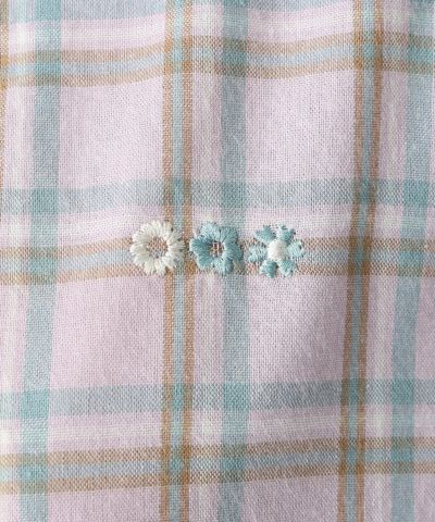 Embroidery (pink×blue)