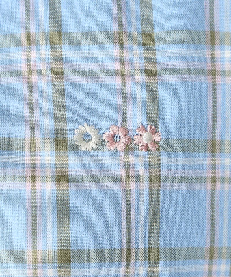 Embroidery (blue×green)