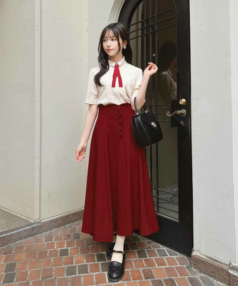 red / 157cm / Wearing size: 2