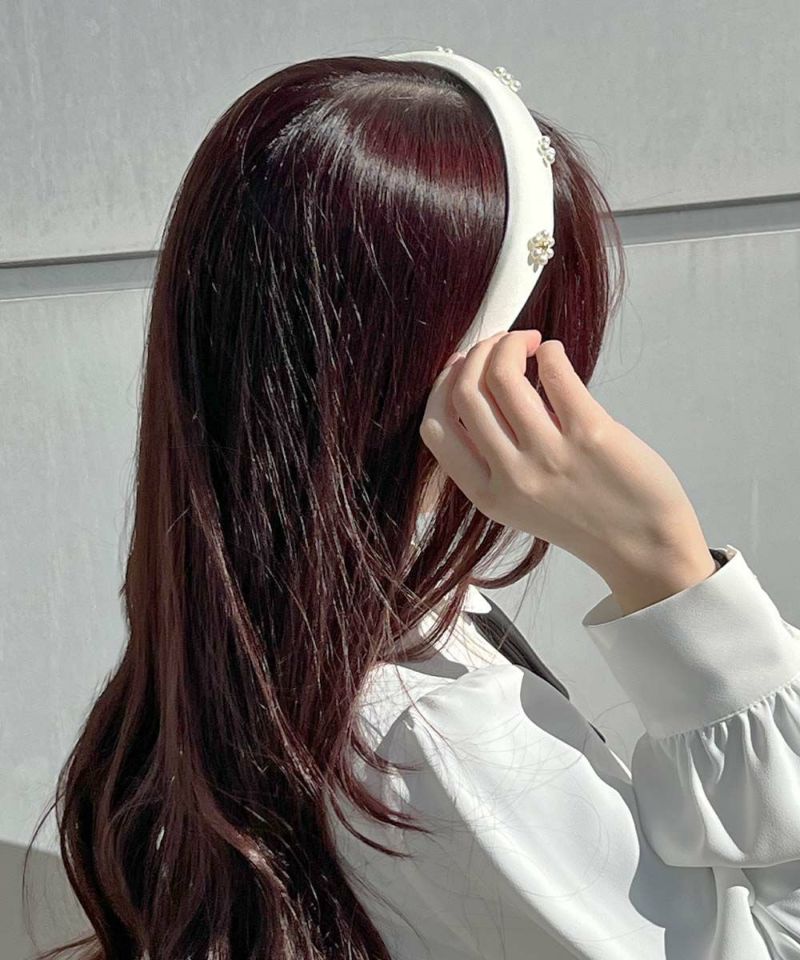 □パールマーガレットカチューシャ/F i.n.t [53AB17a008] | F i.n.t