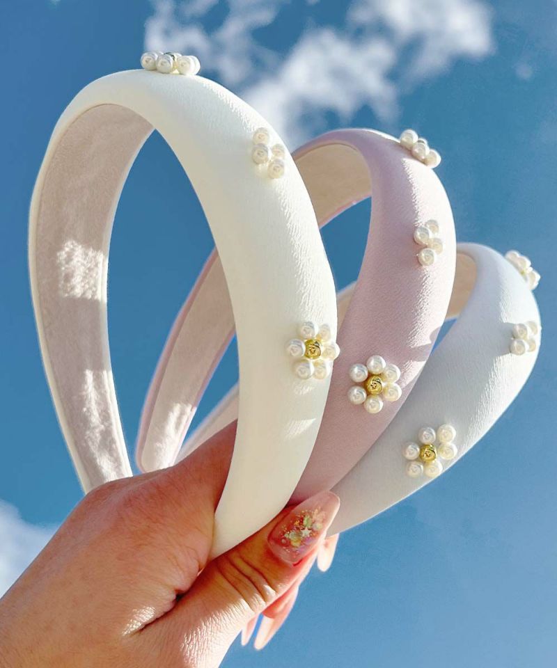 □パールマーガレットカチューシャ/F i.n.t [53AB17a008] | F i.n.t