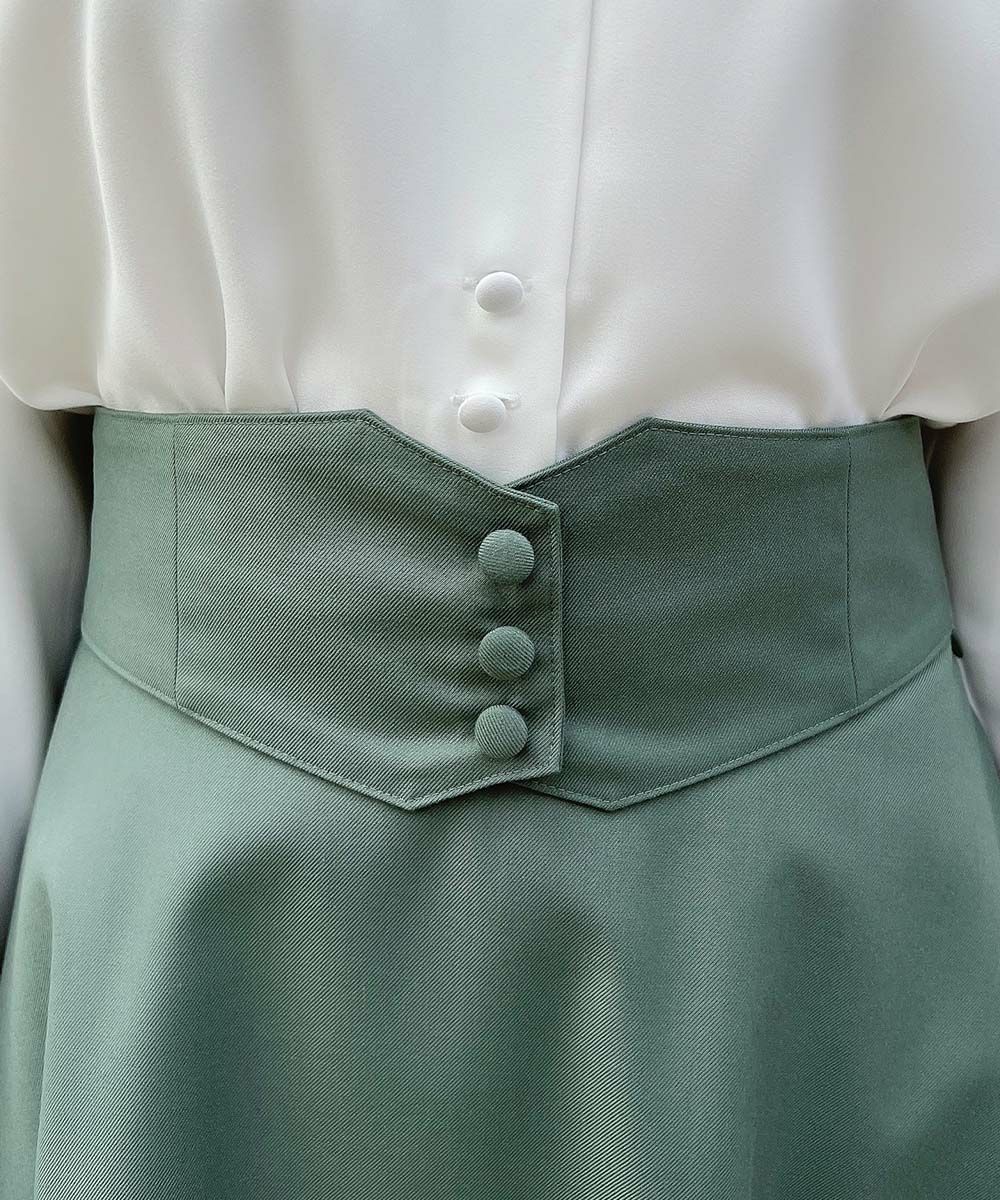 light green / 157cm / 着用サイズ：2