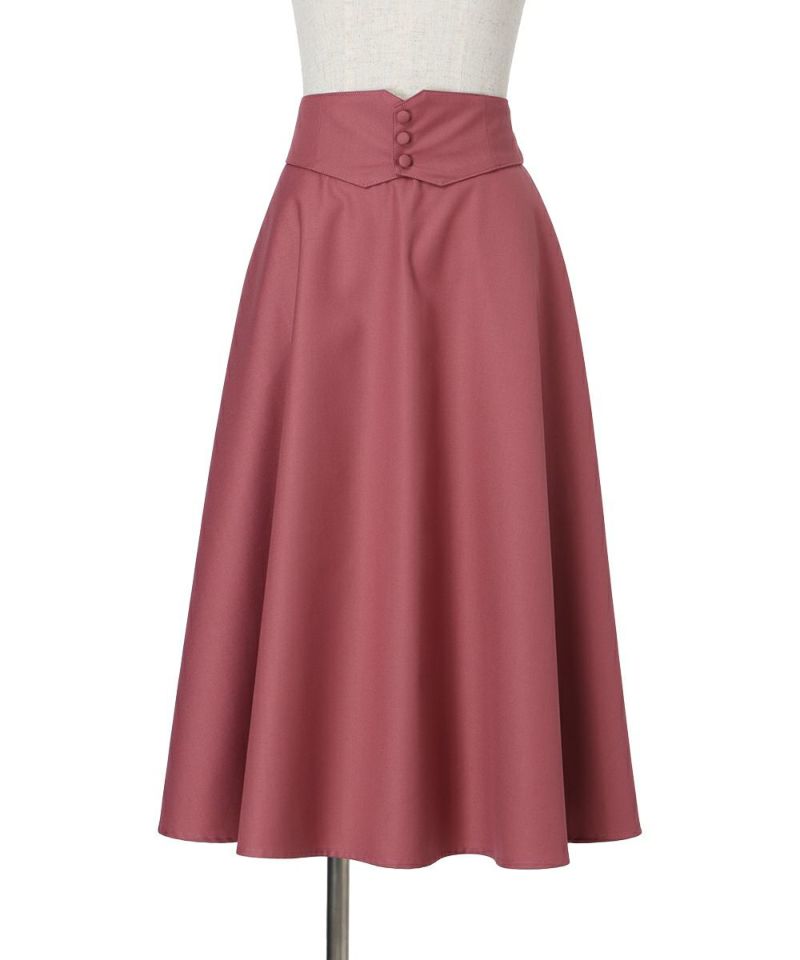 【I AM MARI】Joan Flare Skrit スカート＋ベルトセット スカート MI－MOLLET FLARE SK QUILTING