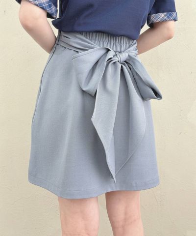 Big ribbon mini skirt/F i.n.t [53AG02k006]