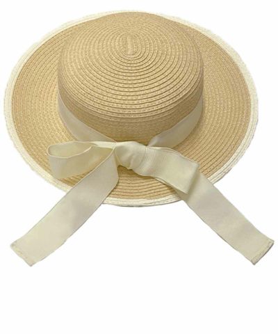 Ribbon (beige×white)