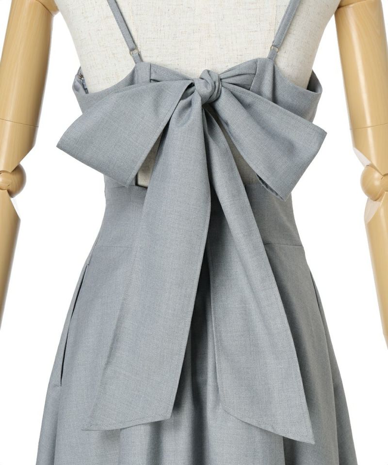 Back ribbon (top gray)