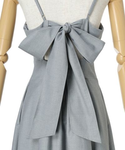 Back ribbon (top gray)
