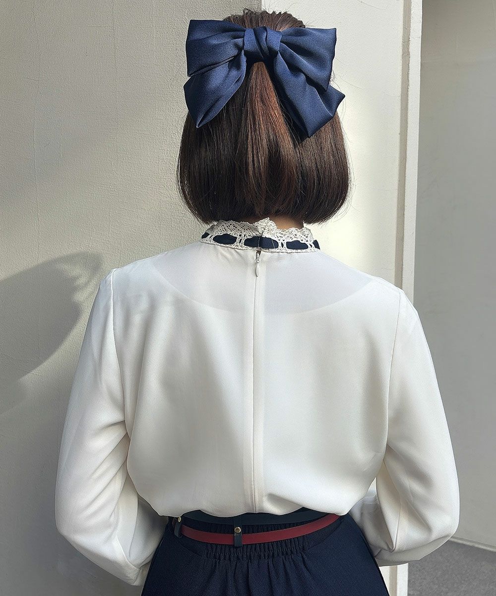 off white×navy / 165cm