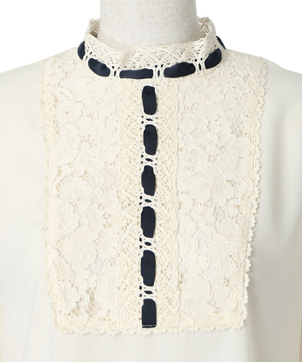 フロントアップ (off white×navy)