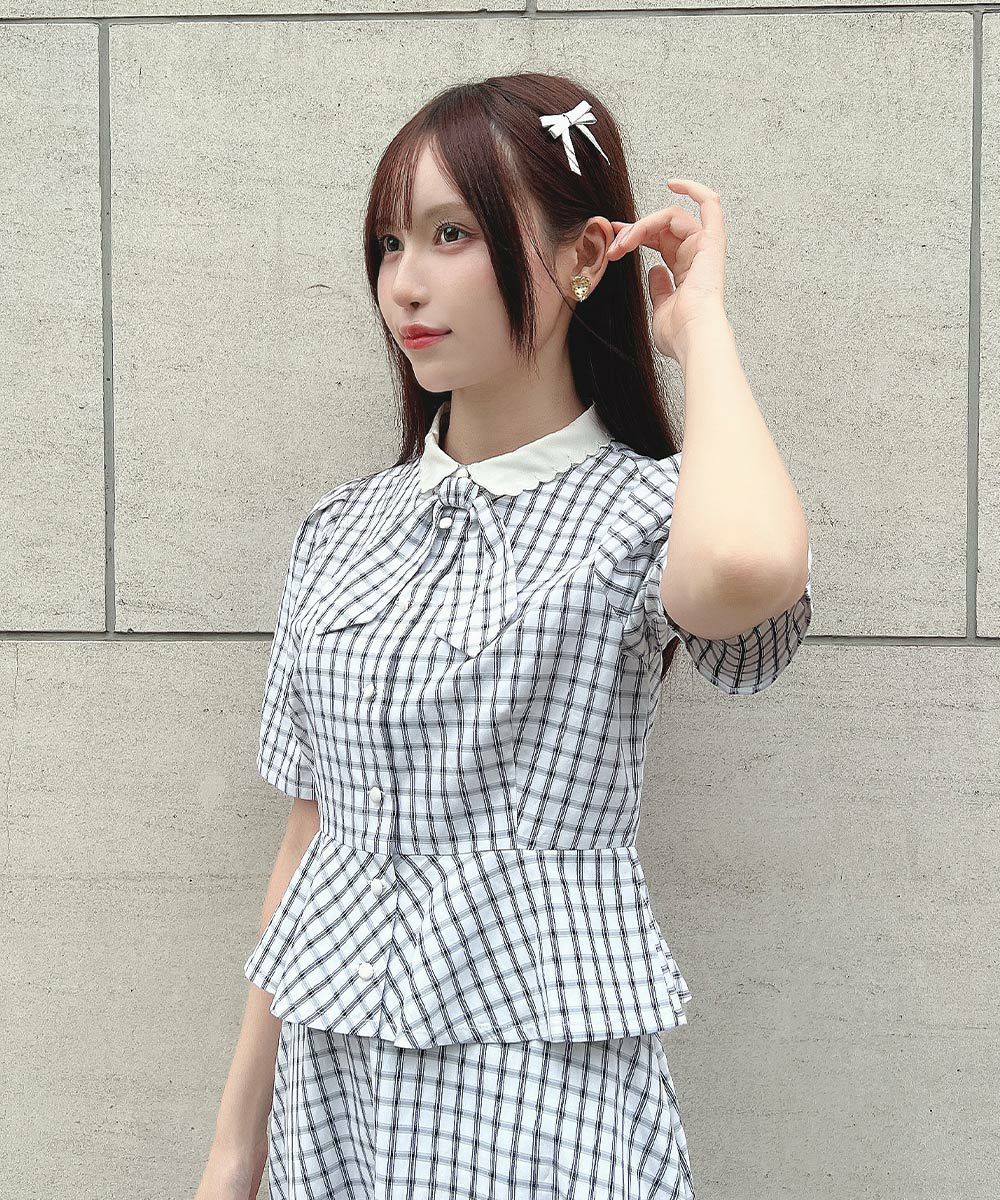 off white×black / 157cm