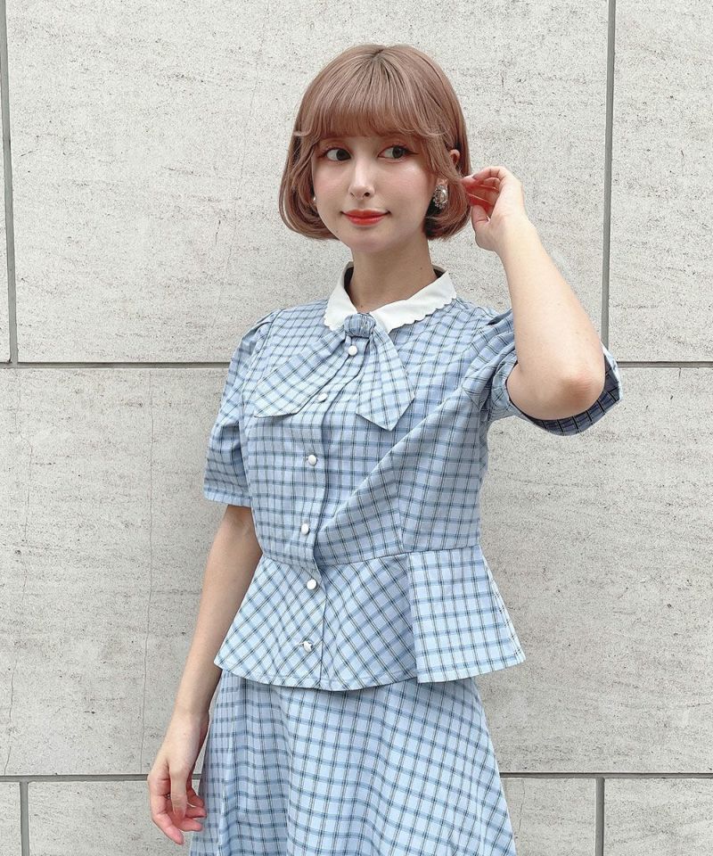 blue×navy / 152cm