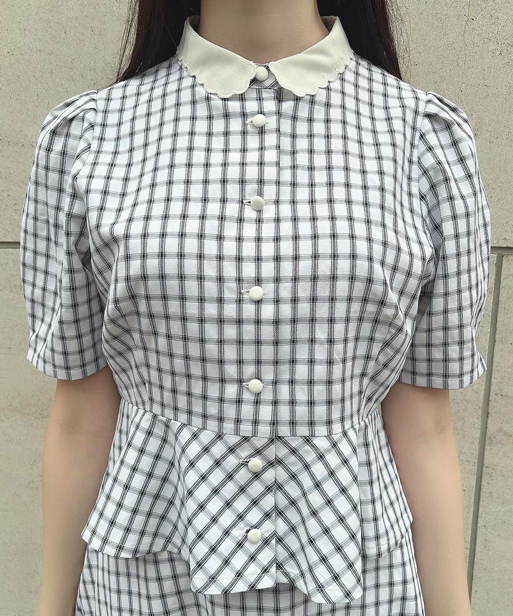 off white×black / 157cm / リボンタイを外した状態