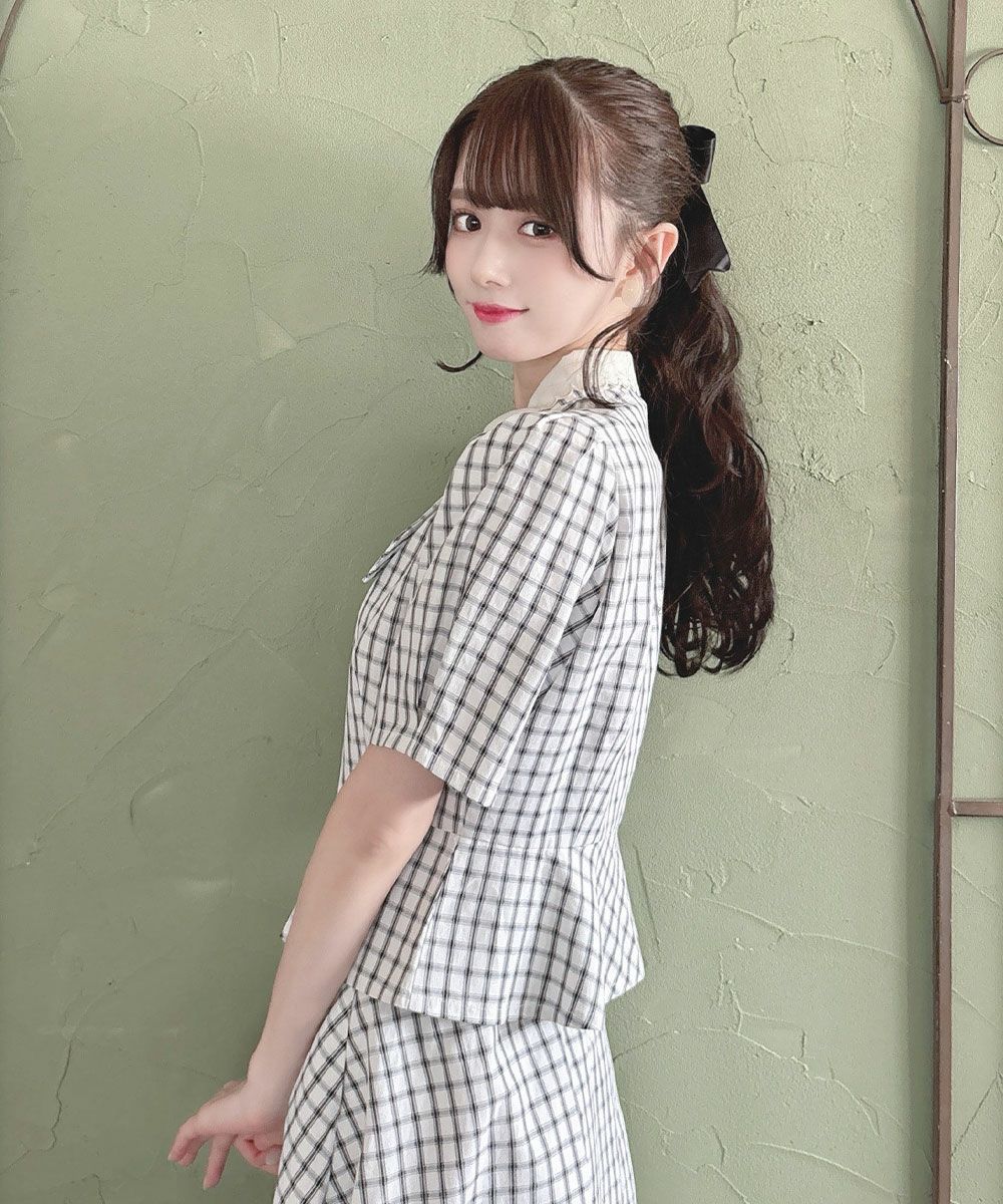 off white×black / 163cm