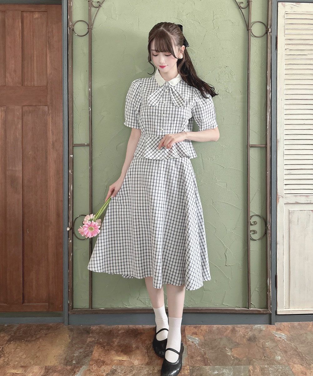 off white×black / 163cm