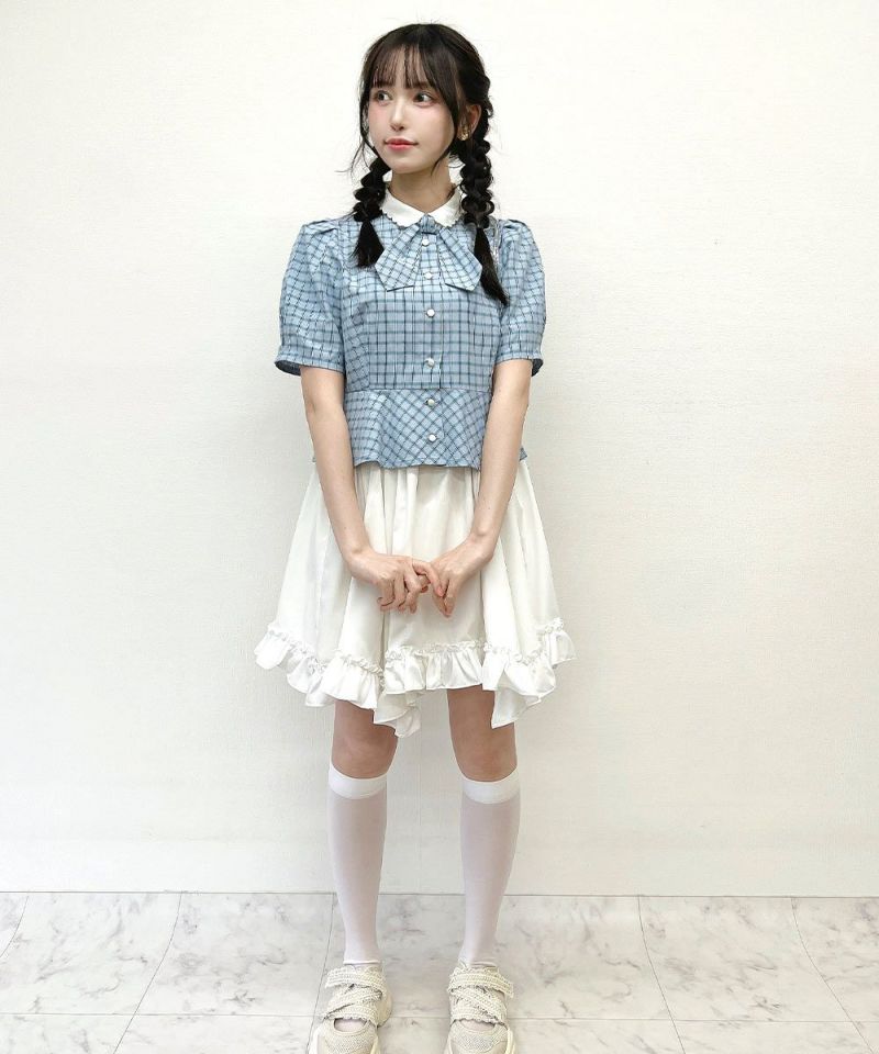 blue×navy / 157cm