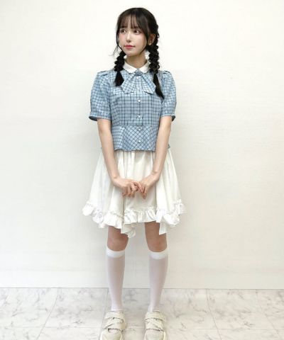 blue×navy / 157cm