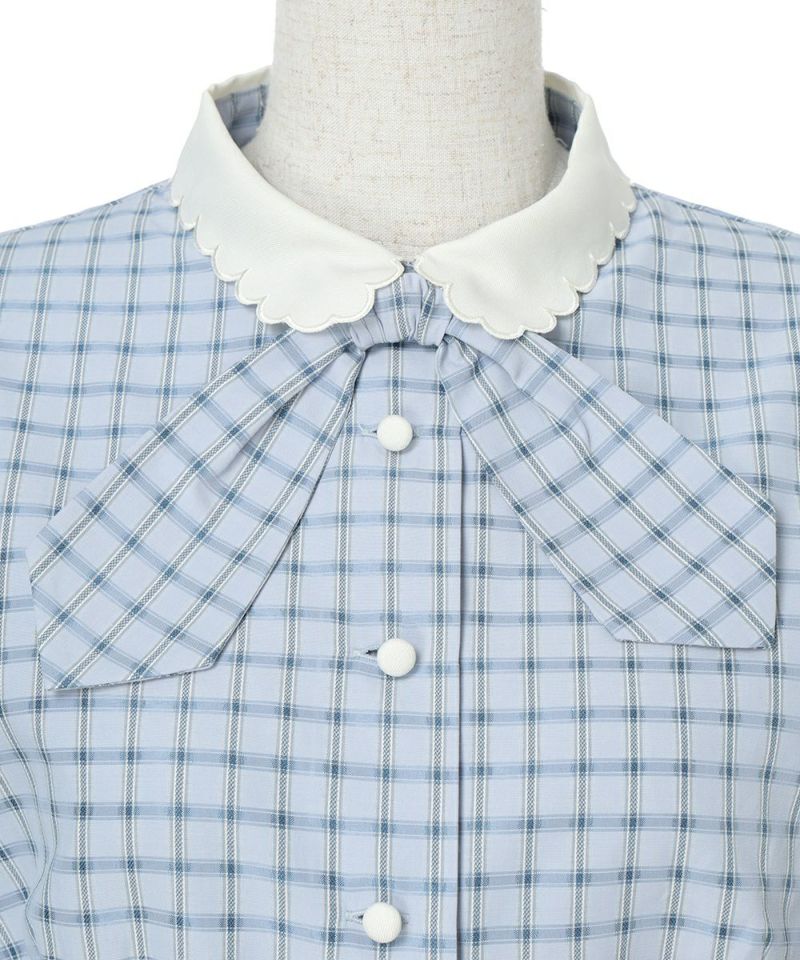 Front up (blue×navy)