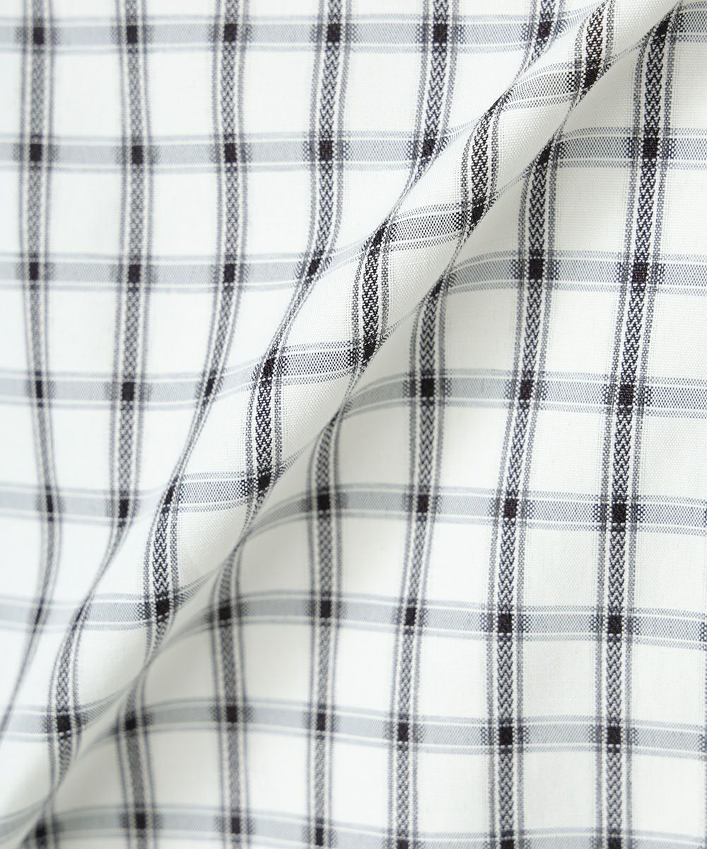 生地アップ (off white×black)