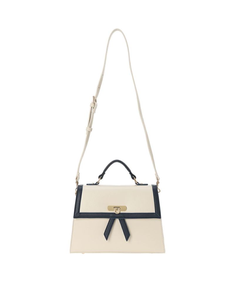 Shoulder type (off white×navy)