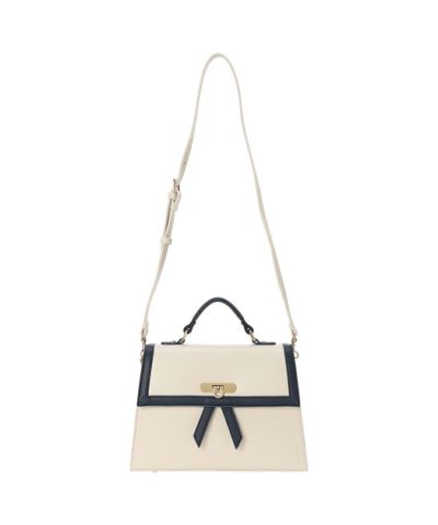 Shoulder type (off white×navy)