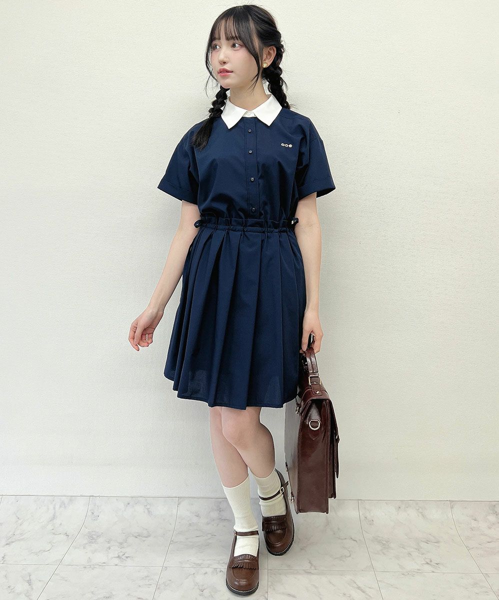 navy×white / 157cm