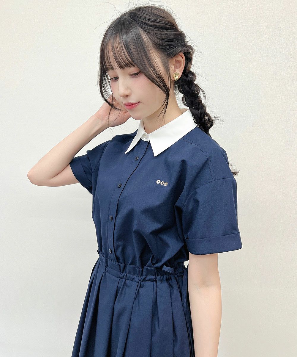 navy×white / 157cm