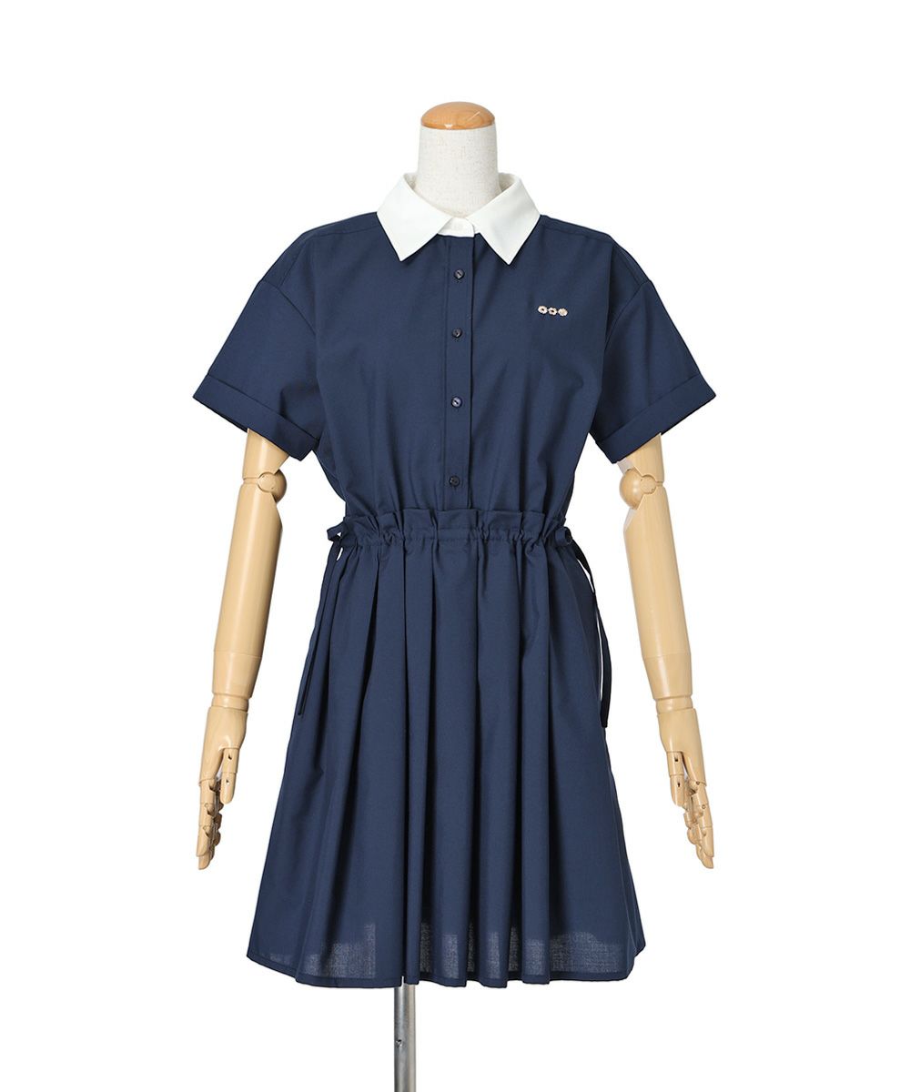 navy×white