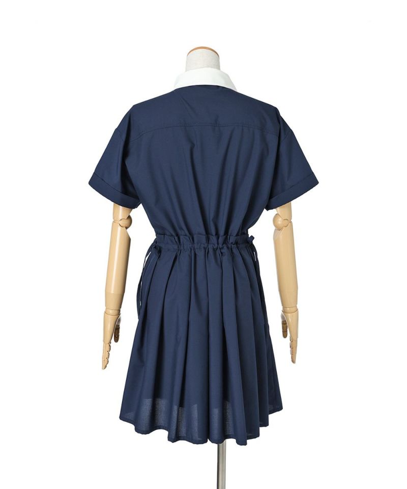 Back (navy x white)
