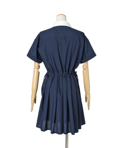 Back (navy x white)