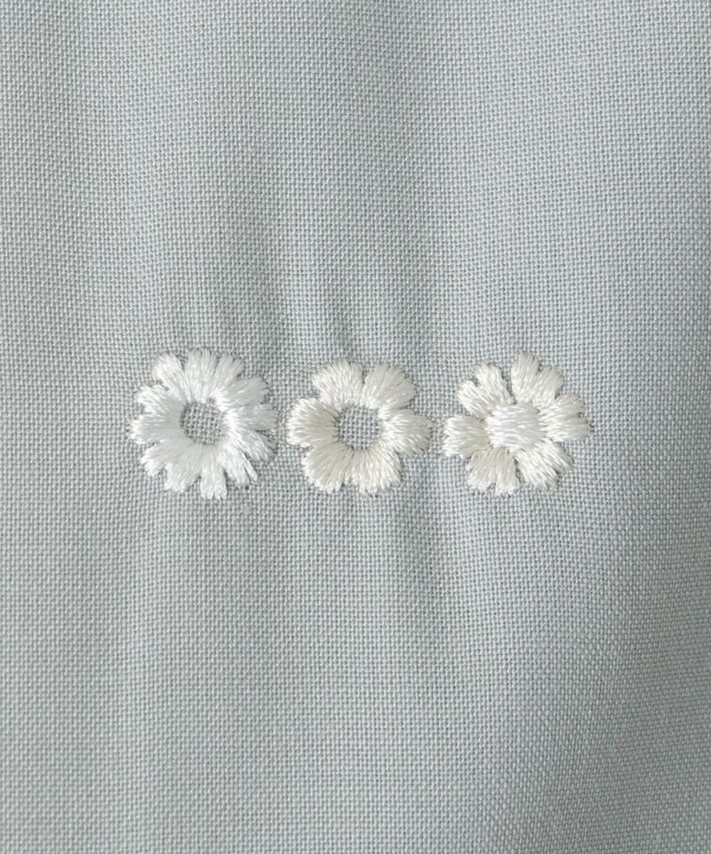 刺繍 (blue gray)