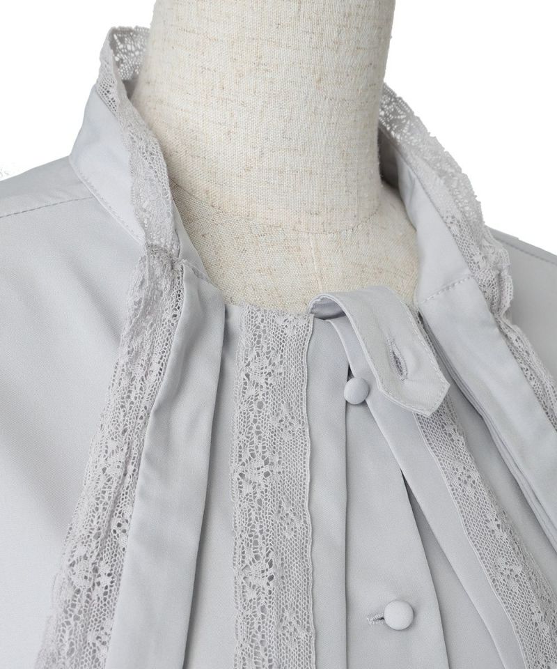 Ribbon untied (blue gray)