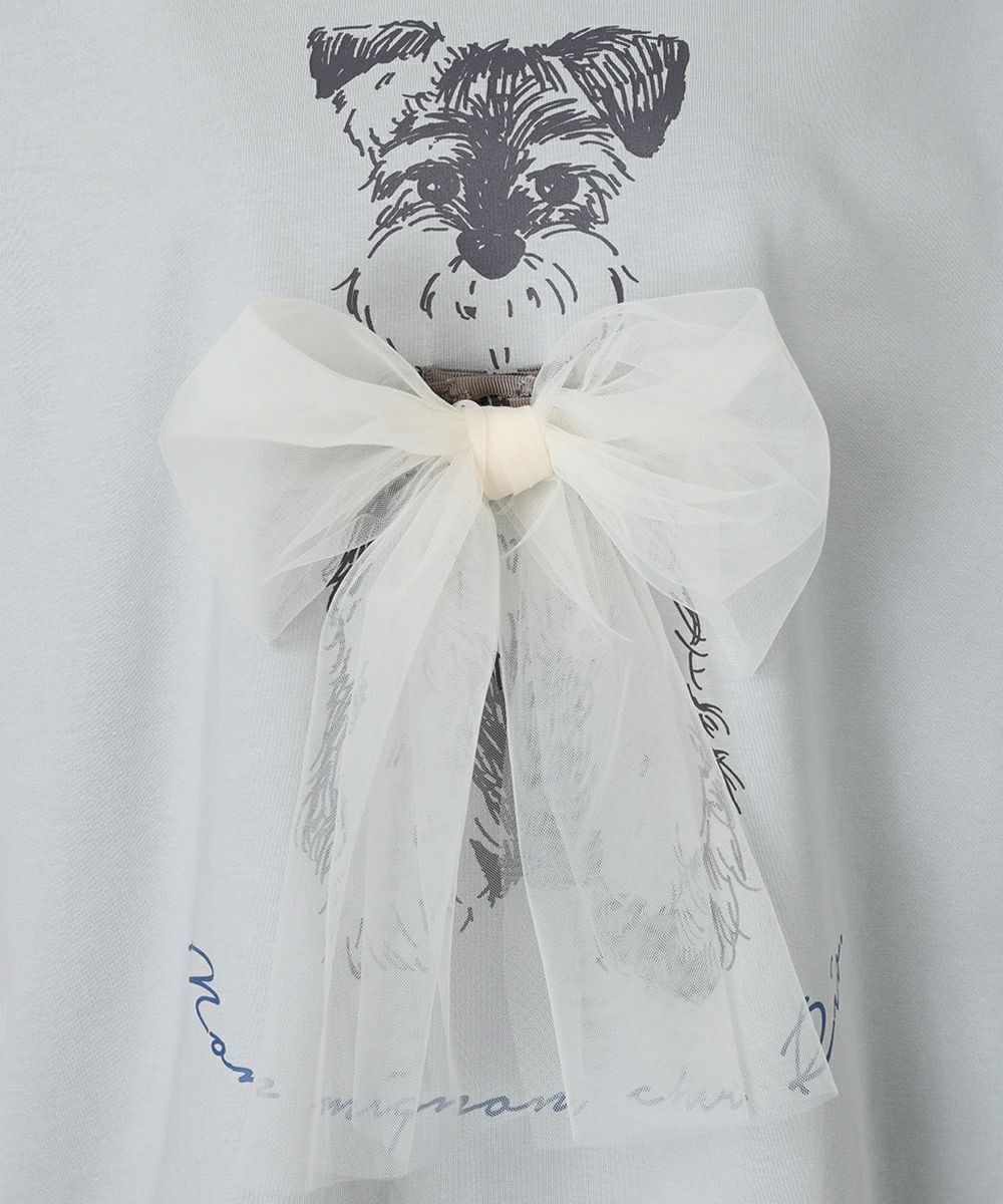 プリント (blue gray)